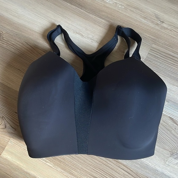 Nike Rival High-Support Sports Bra Size 34G Black High support Compression - Picture 4 of 12